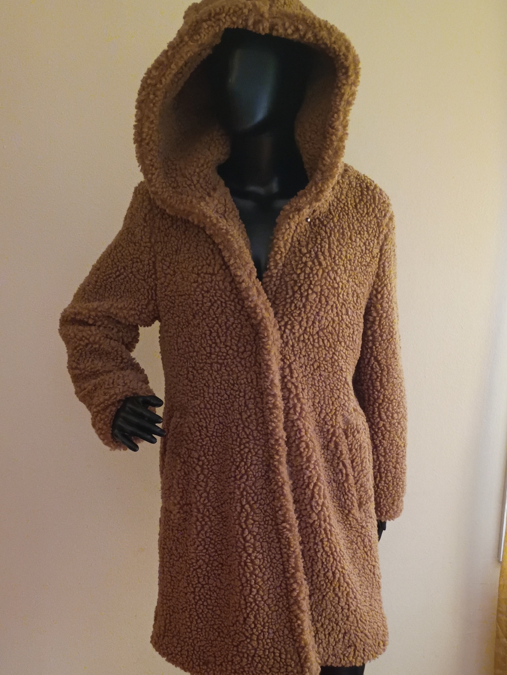 BCBGeneration Hooded Teddy Puffer Coat - Brown